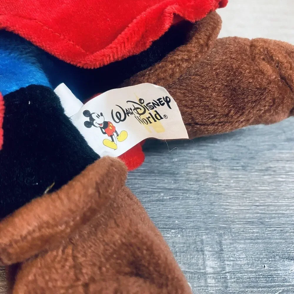 Disney Sorcerer Mickey Mouse Bean Bag Plush Doll With Tag 13”